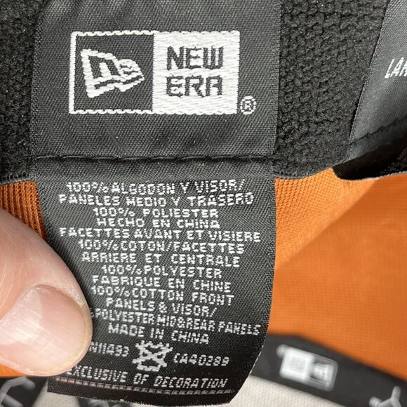 Texas Longhorns New Era 39THIRTY Hat Orange Large/X-Large Stretch - Gray 87 Cap - Picture 9 of 12